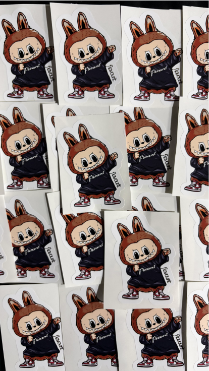Sticker Labubu Flxvxxrxt